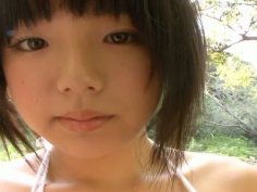 Busty brunette cutie Ai Shinozaki in the forbidden garden